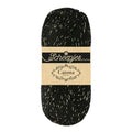 Scheepjes Catona Shine Cotton-Metallic Crochet Thread, 50g - Jet Black/Gold - color: 110-G Jet Black - Gold