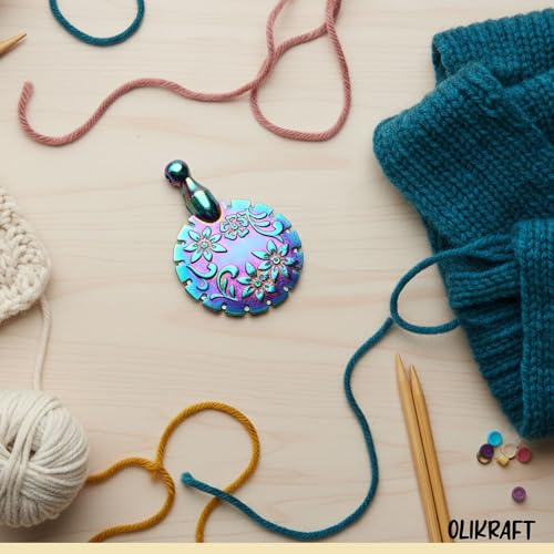 Olikraft 4-Pack Yarn Cutter Pendants (Rainbow) - color: Rainbow