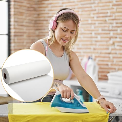 codree 13" x 22 Yd Extra Long Soft & Cozy Embroidery Stitch Cover - Washable Iron On Soft Touch Embroidery Backing - Prevent Scratchy Stitch Covering for Sewing