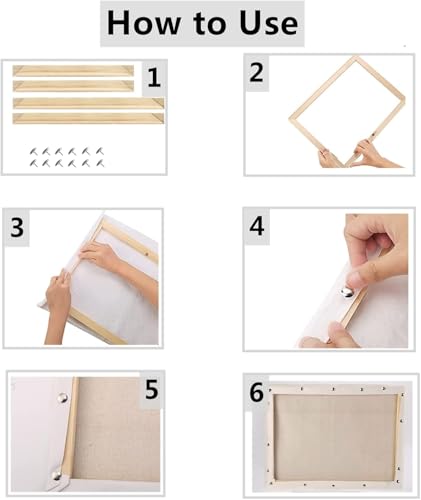 Wooden Frame DIY Picture Frames Art Suitable for Home Decor Painting Digital Diamond Drawing Paintings, Display Pictures 11.8x15.7 picture frames for wall (30 * 40CM) - color: 30*40CM