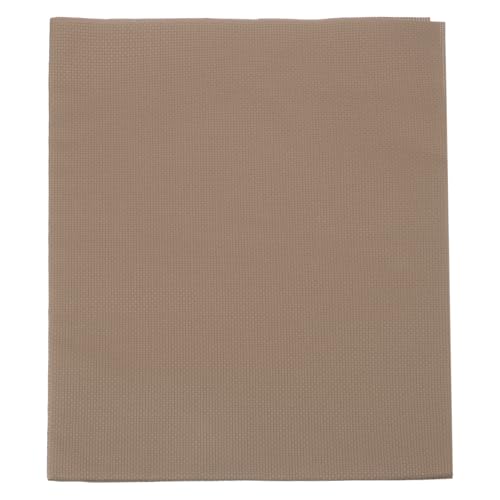 PATIKIL 14 Count Cross Stitch Cloth 19"x28", Embroidery Cotton Fabric DIY Cross Stitch for Handmade Needlework Art Crafts Machine Embroidery, Dark Coffee - color: Dark Coffee, size: 19"x28"
