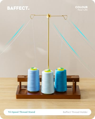 Baffect Thread Spool Holder With Sewing Organizer Ideal For Quilters