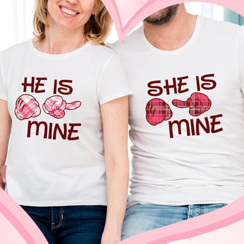Tintnut Pink Love Heat Transfer Vinyl, 12 Sheets 12"x10" Iron on Vinyl - color: Red Pink-12