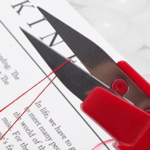 4.5-Inch Sewing Scissors (Pack of 4) - Small Yarn Thread Cutter Snips & Trimming Nippers for Stitch Work, Mini DIY Supplies & Craft Shears, Ultra-Sharp & Ergonomic