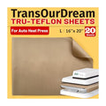 TransOurDream PTFE Teflon Sheets, 16 x 20, 20 Pack - color: Teflon Sheets, size: 20 Sheets