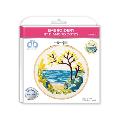 DIAMOND DOTZ Wild Ocean Embroidery Kit for Beginners and Adults, Craft - color: Multicolor