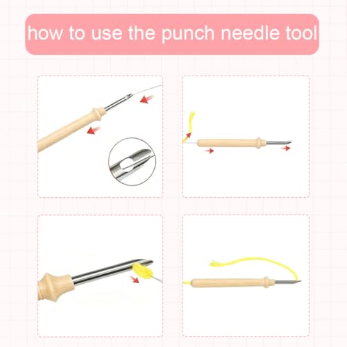 BEUNITONE Punch Needle Kit for Beginners Adults - Christmas Truck Design - color: 14-Christmas Truck
