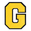 6 Inch Varsity Letter Patches Yellow Iron On Letters - color: Yellow, size: G