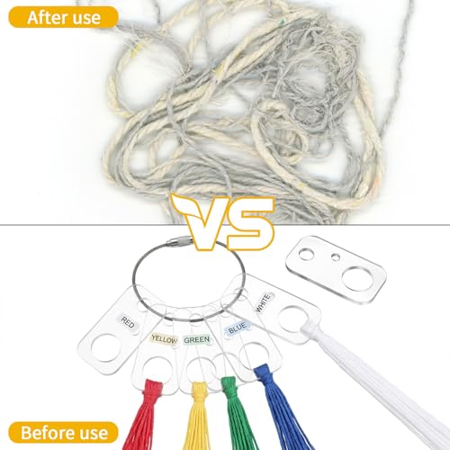 Clear Acrylic Bobbins with Hinged Ring Rectangle Acrylic Bobbins Cross Stitch Tread Bobbin's Sewing Thread Winding Thread Bobbin Organizers for Sewing Storage DIY Crafts