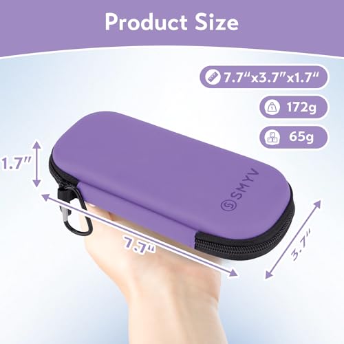 SMYV Insulin Cooler Travel Case with 2 TSA Approved Ice Packs, Purple - color: Eva Purple