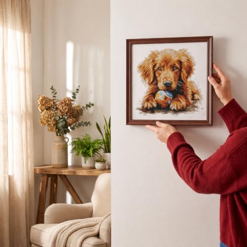 uatouanfy Dog Cross-Stitch Kit for Beginners 11ct 14.5x16.5 Inch - color: My Ball