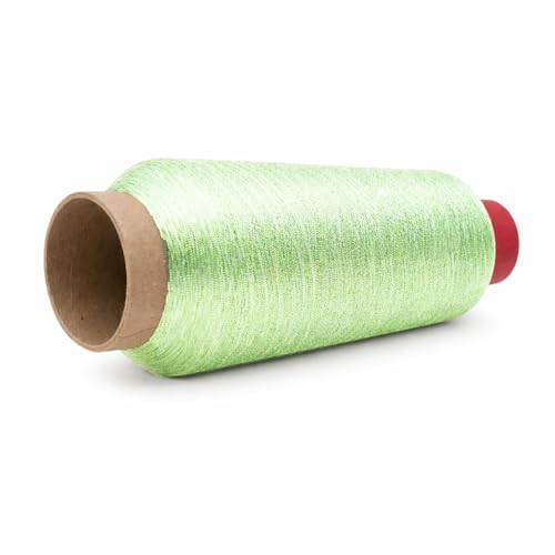 Mandala Crafts Metallic Mint Embroidery Floss for Sewing, 3281 Yard Spool - color: Mint, size: 3000M 3281 Yard