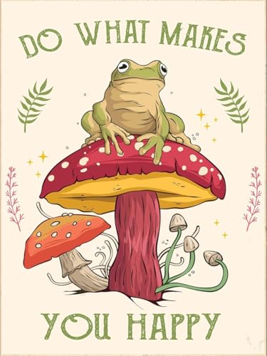 DYAIANGMU Mushroom Stamped Cross Stitch Kit for Adults 15.7x11.8 inches - color: red-64