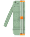 Firbon A5 Paper Cutter, Small Straight Paper Trimmer with Side Ruler - color: A5-morandi