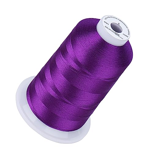 Simthread 5500Yds/5000M 40WT Polyester Embroidery Thread Dark Grape S099 - color: Dark Grape S099