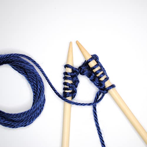 2 Pcs Knitting Needles Set Straight Single Pointed Knitting Needle Length 14 Inch Knitting Supplies Knitting Needles for Beginners Handmade (8 mm)