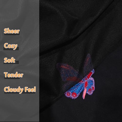 New brothread Embroidery Stitch Cover Stabilizer 12" x10Yd - Black - color: Black