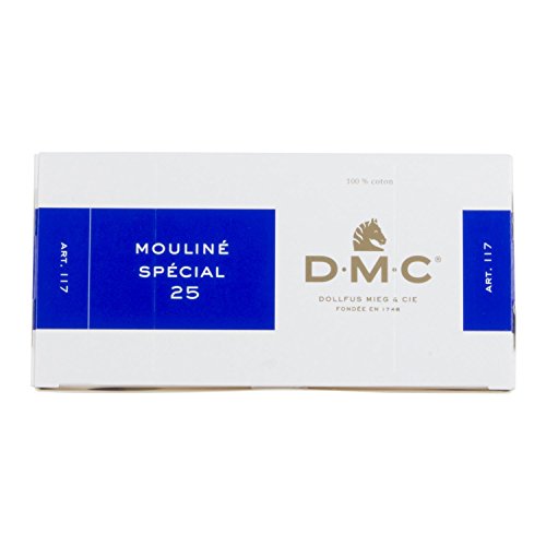 DMC 6-Strand Embroidery Cotton Floss, Black Brown