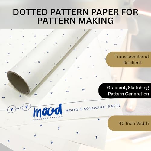 White Dotted Pattern Paper 3 Yards Sewing Tracing Paper