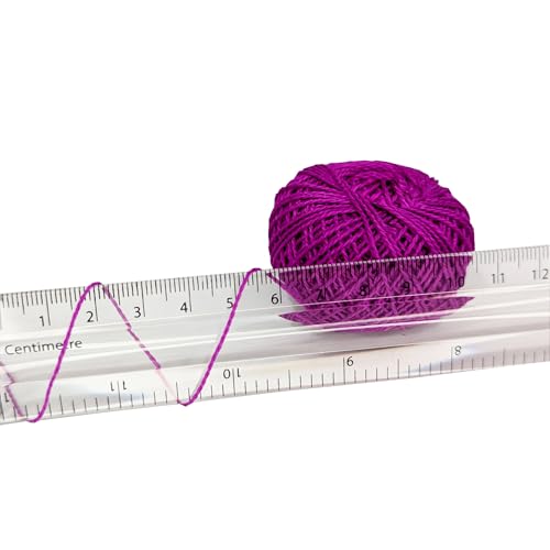 KGS Crochet Thread Cotton Yarn Balls | Size 8 | 10 Balls | 10 Grams Each Ball | Total 100 Grams of Pearl Cotton Thread for Crocheting, Cross Stitch, Needlepoint Hand Embroidery (Purple) - color: Purple