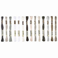 PATIKIL 14 Skeins Embroidery Floss Polyester Embroidery Hand Gray Gradient - color: Gray Gradient