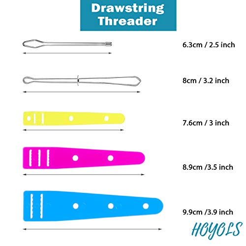 HOYOLS 7 Pcs Drawstring Threader Set