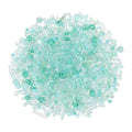 uxcell Mixed Glass Seed Beads 2-7mm Mini Loose Bugle Light Green 1000Pcs - color: Light Green, size: 2-7mm