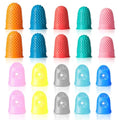 20 Pieces Rubber Finger Covers for Hand Sewing with Finger Protection