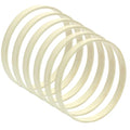 Hitefu 6 Packs 4 Inch Bamboo Floral Hoop Rings(10cm) - style: 4 In (10 cm)