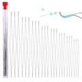 24 Pcs Beading Needles for Seed Beads Big Eye Collapsible Seed Bead Needles - size: 24 Pcs