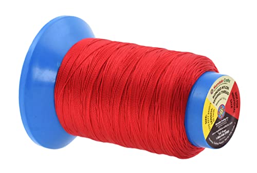 Mandala Crafts Size 277 840D T270 12 Vibrant Bonded Nylon Thread, 780 YDs - color: 12 Vibrant Colors, size: T270 #277 840D/3 780 Yards