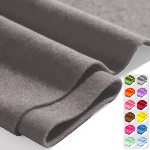 Dark Grey 36" X 36" Felt Fabric Sheet - 1.6mm Thickness - color: Dark Grey, size: 36" x 36"
