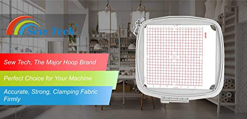 Sew Tech Embroidery Hoop for Viking PFAFF, 8x8in 200x200mm Quilters Frame