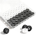 48 Pcs Bobbins Sewing Threads Pre-Wound Bobbins Embroidery Thread (White) - color: White