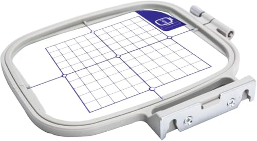 Sew Tech Embroidery Hoop for Brother, 4x4in 100x100mm SA443 EF83 Frame - color: 4"×4"-SA443