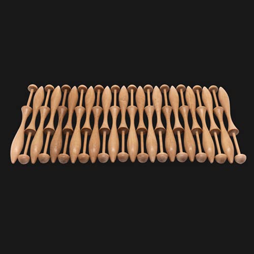 Bobbin Lace Bobbins Danish Style Sets of 12, 24, 50, Lacemaking Bobbins. 4.25" Inches Long. Crafted from Natural Hardwood. Bobbin Lace Online Lace Making Supplies Lace Makers Collection (12)