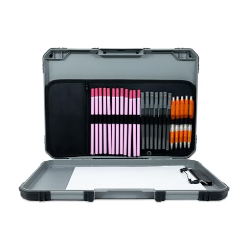 ArtBin Sketch Board with Internal Craft Storage, Drawing Surface, Grey