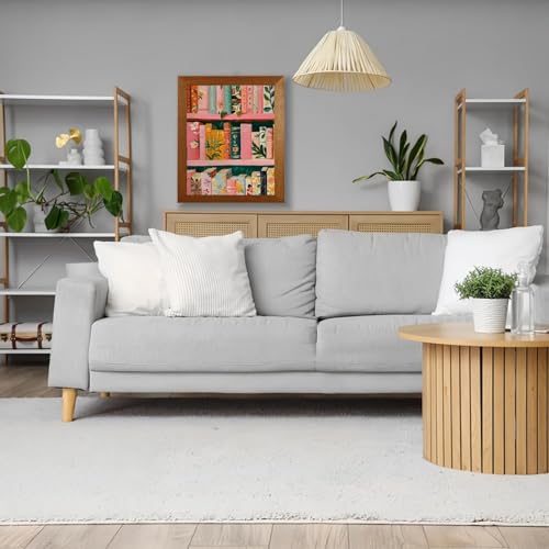 niurenmaoyi Stamped Cross Stitch Kits for Beginners,Counted Embroidery Craft Kits for Adults,Needlepoint Kits for Adults,Bookshelf Wall Art 11.8X15.8In - color: Cross Stitch Kits0121-03