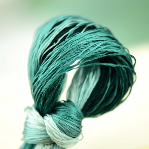 Natural 100% Mulberry Handmade Embroidery Silk Thread Silk Floss (50) - color: 50