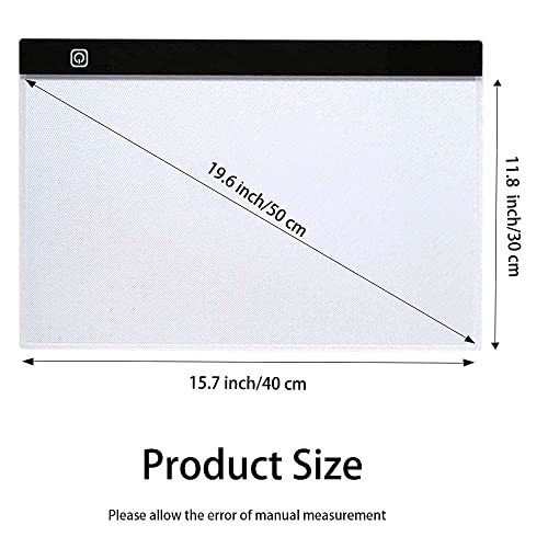 A3S Light Pad for Diamond Painting, Diamond Art Light Board, USB Powered - size: A3S