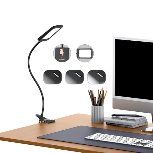 TROND LED Desk Lamp with Clamp, 1000LM Bright 3-Level Dimmable Desk Light - style: Type A Clip Lamp