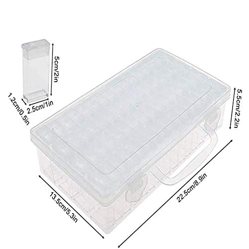 RZJZGZ 64 Grid Diamond Embroidery Box Plastic Diamond Painting Accessories