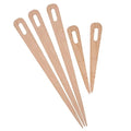 Weaving Needle 5Pcs DIY Wooden Big Eye Knitting Needles Tapestry Weaving Crafts Tools Wooden Big Eye Knitting Needles