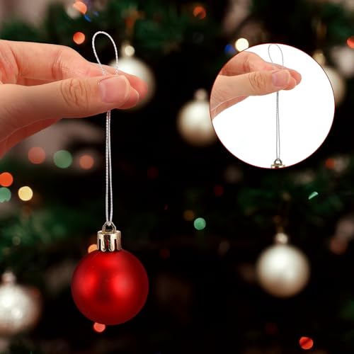 Shappy 1000 Pcs Christmas Ornament Hooks, Silver - color: Silver