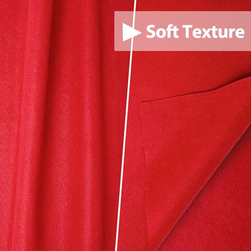 120 Pcs Soft Felt Squares Sheets Bulk, 12"x12", 1.4MM Thick