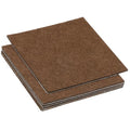 PATIKIL 4x4 Inch Square Coffee Felt Furniture Pad, 5 Pack, Anti-Scratch, Adhesive Backed - color: Coffee, size: 4x4 Inch