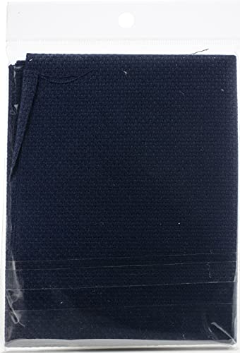 14 Count Aida Fabric Pre-Cut for Counted Cross Stitch - Navy - size: 15" x 18"