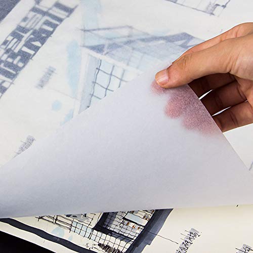 Waybas 300 Sheets A4 Tracing Paper, White Translucent Sketching Paper for Pencil Ink Markers (8.5 x 11.5 Inch) - color: 300 Pcs