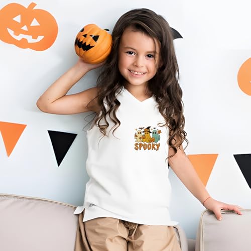 Rngmsi Water Soluble Embroidery Patterns - 4 Sheets Halloween and Fall Stick and Stitch Embroidery Designs, Autumn Pumpkin Ghost Theme Wash Away Transfer Paper Stabilizers for Hand Sewing - color: Halloween Fall