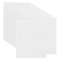 YOUNTHYE 15 PCS Plastic Canvas Sheets 10 Count 10.2X 13.2Inch Plastic Mesh Sheet Large Plastic Canvas for Embroidery Crafting, Acrylic Yarn Crafting, Knit and Crochet Projects - size: 10count